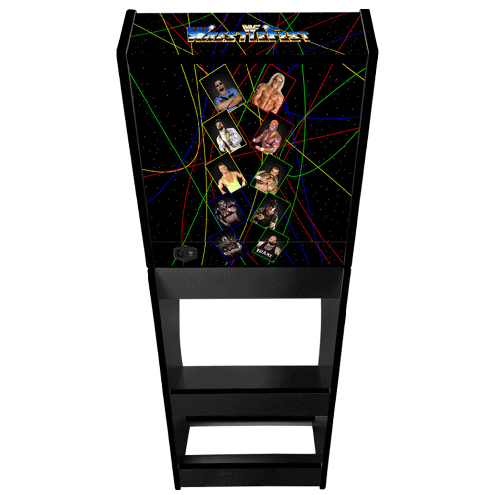 WWF WrestleFest v2 arcade cabinet right side view