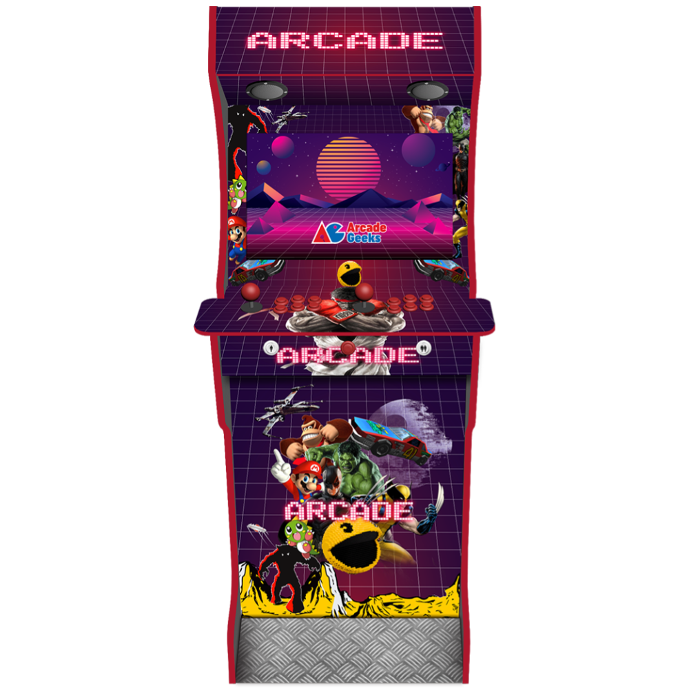 AG Elite Arcade Pixel PC arcade machine front view