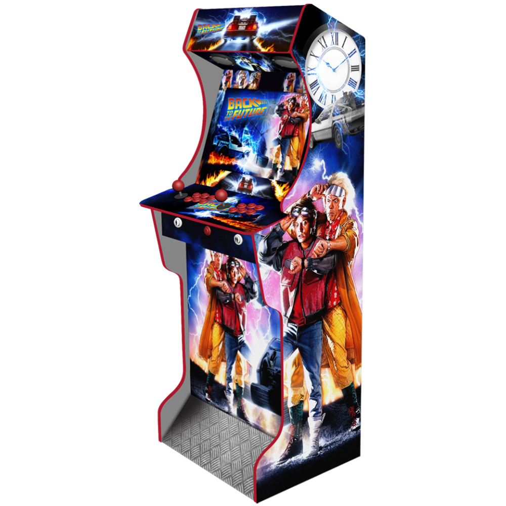 AG Elite Back to the Future PC arcade machine side angle