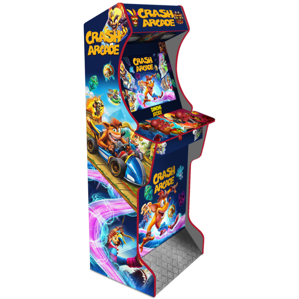 AG Elite Crash Bandicoot PC arcade machine front angle