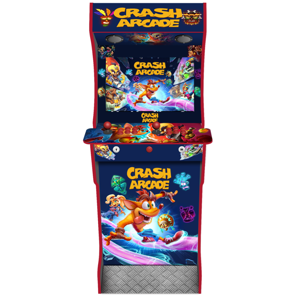 AG Elite Crash Bandicoot PC arcade machine front view