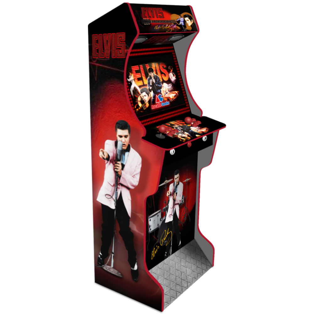AG Elite Elvis PC arcade machine front angle