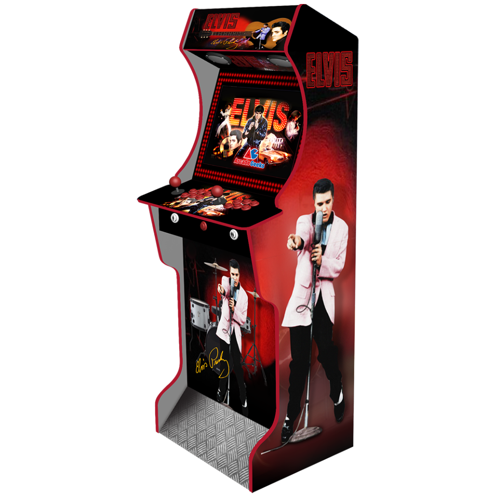 AG Elite Elvis PC arcade machine side angle