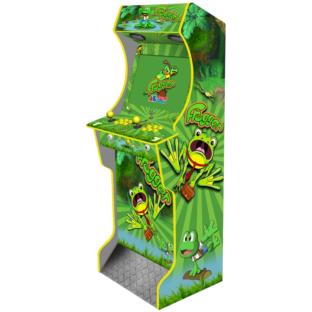 AG Elite Frogger PC arcade machine side angle