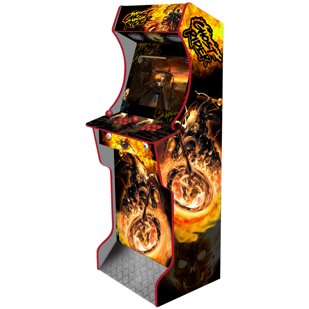 AG Elite Ghost Rider PC arcade machine side angle