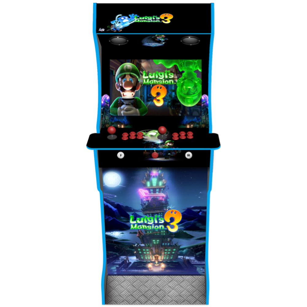 Luigis Mansion Elite arcade machine – side view