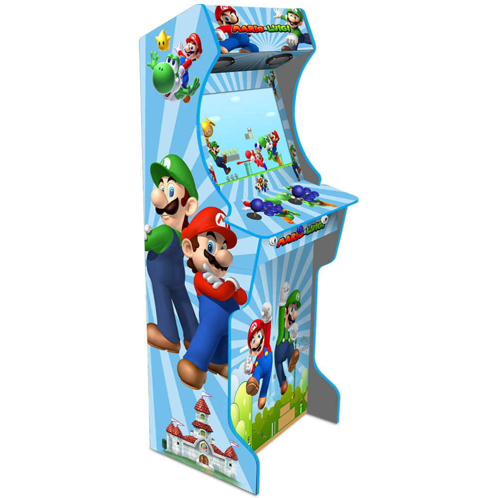 AG Elite Mario and Luigi PC arcade machine front angle