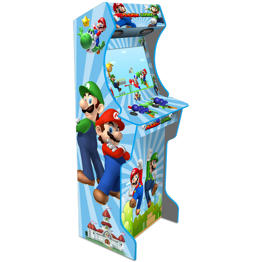 AG Elite Mario and Luigi PC arcade machine front angle
