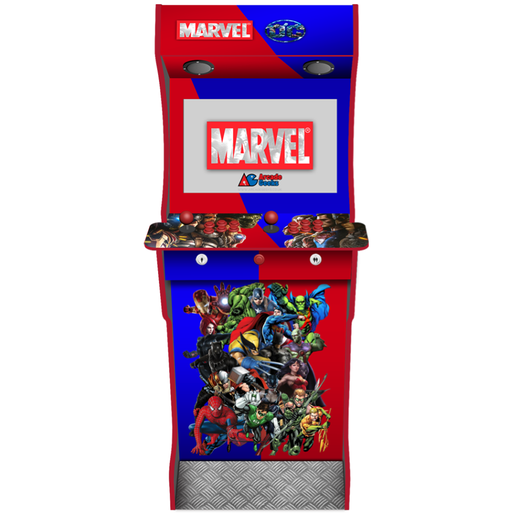 AG Elite Marvel vs DC PC arcade machine front view