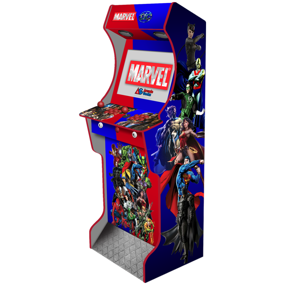 AG Elite Marvel vs DC PC arcade machine side angle