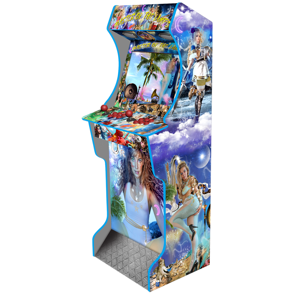 AG Elite Master of the Lamps PC arcade machine side angle