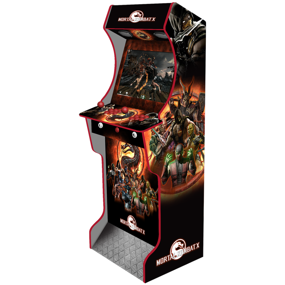 AG Elite Mortal Kombat X PC arcade machine side angle