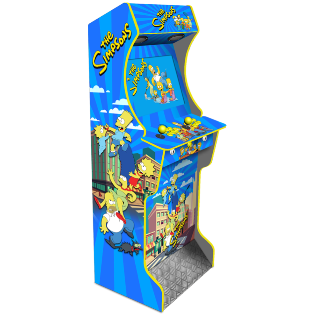 The Simpsons Elite arcade machine – front view