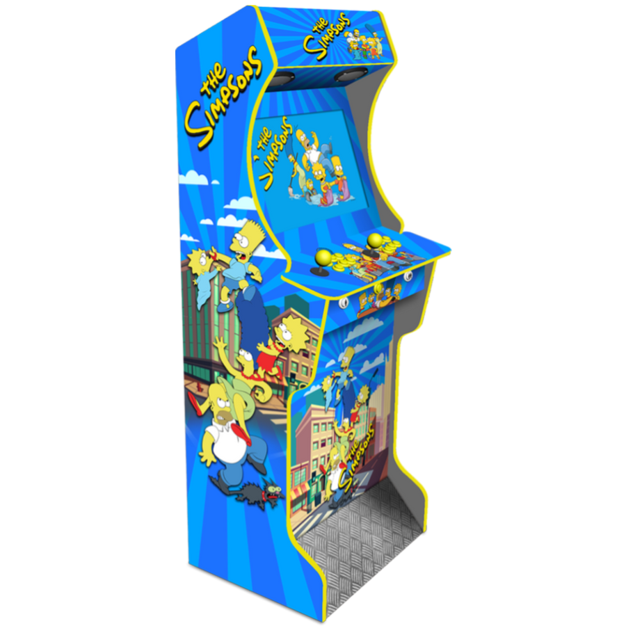 The Simpsons Elite arcade machine – front view