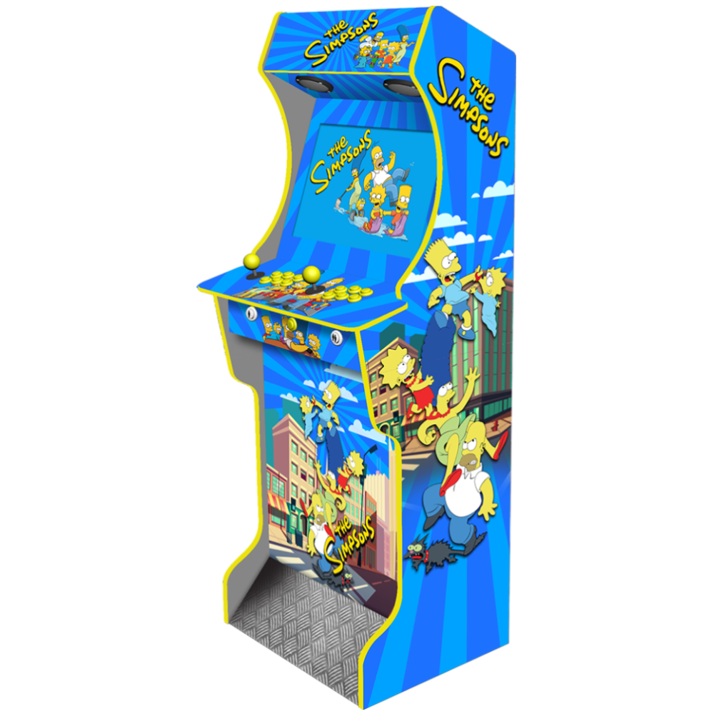The Simpsons Elite arcade machine – rear view