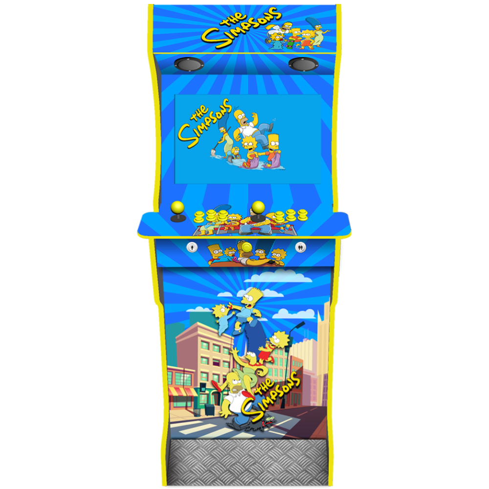 The Simpsons Elite arcade machine – side view
