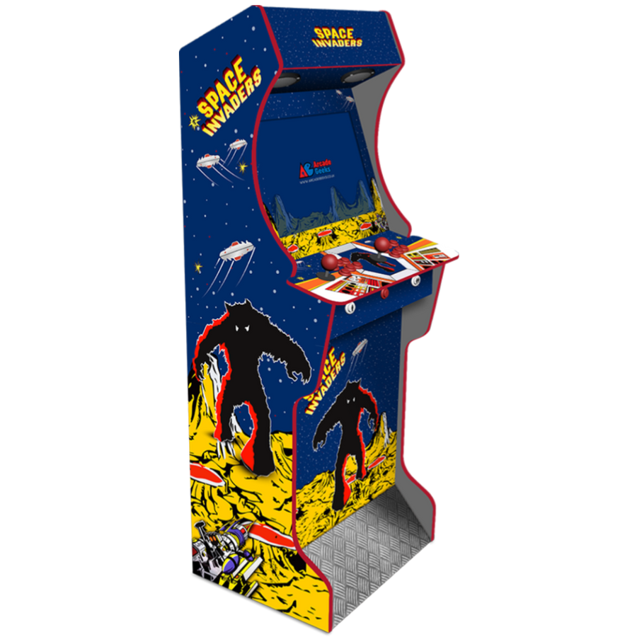 AG Elite Space Invaders PC arcade machine front angle