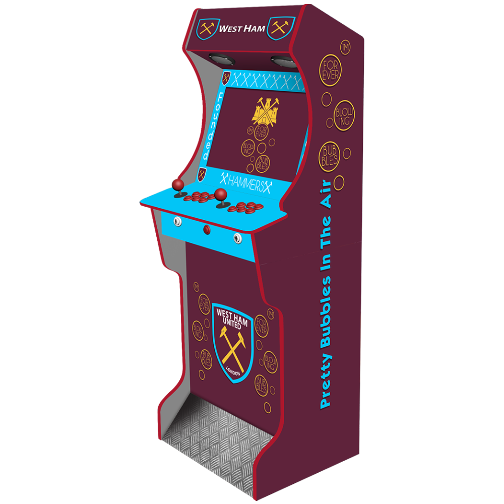 West Ham United Elite arcade machine – rear view