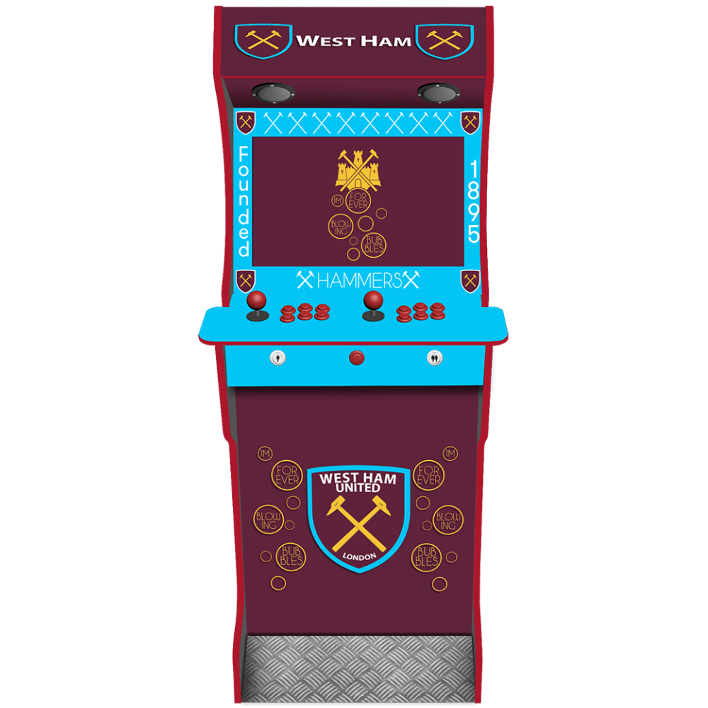 West Ham United Elite arcade machine – side view