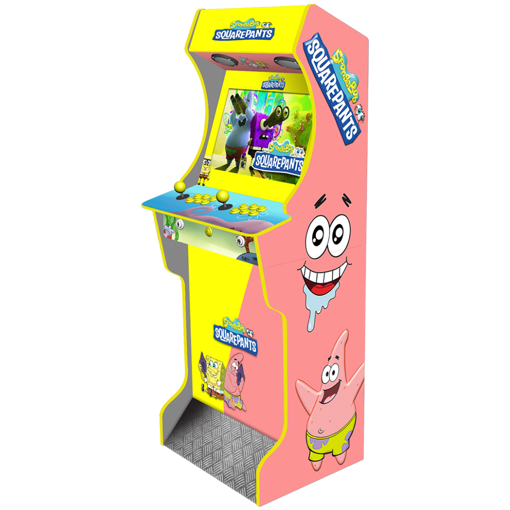 Sponge Bob AG Elite two-player arcade machine rear view