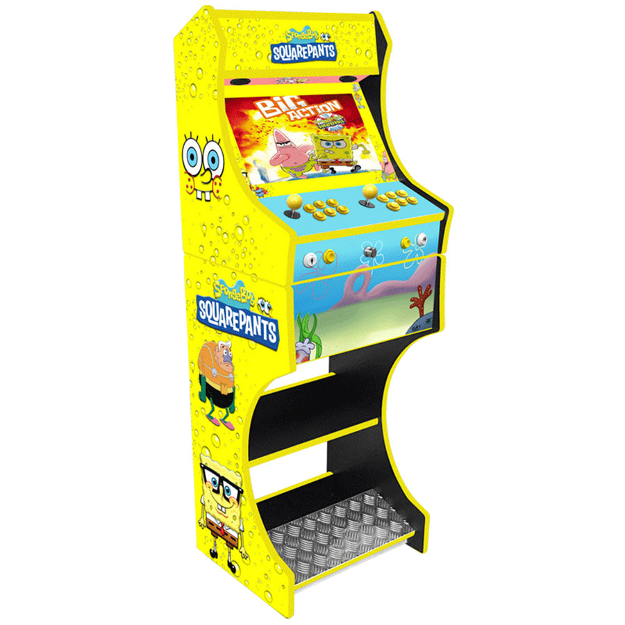Sponge Bob Square Pants two-player arcade machine front view