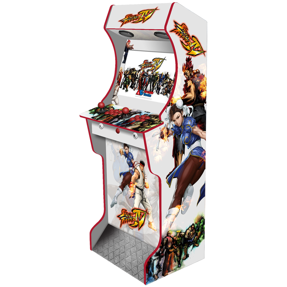 Street Fighter IV AG Elite two-player arcade machine rear view
