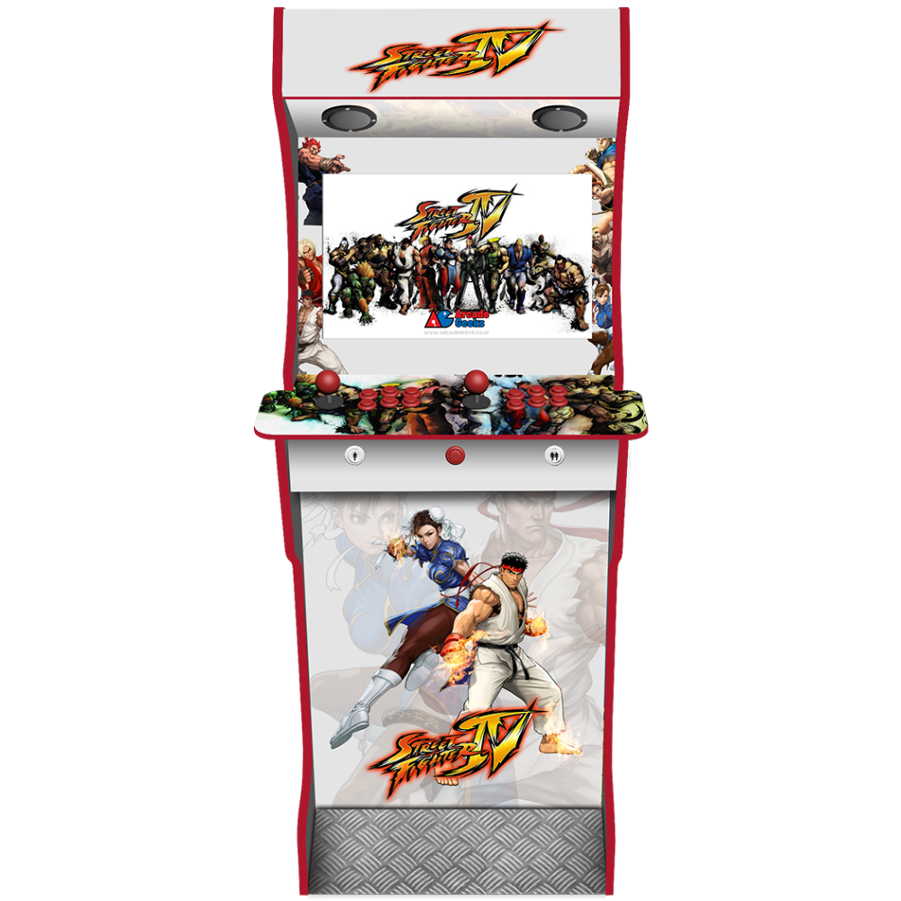 Street Fighter IV AG Elite two-player arcade machine side view