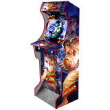 Street Fighter v2 AG Elite two-player arcade machine rear view