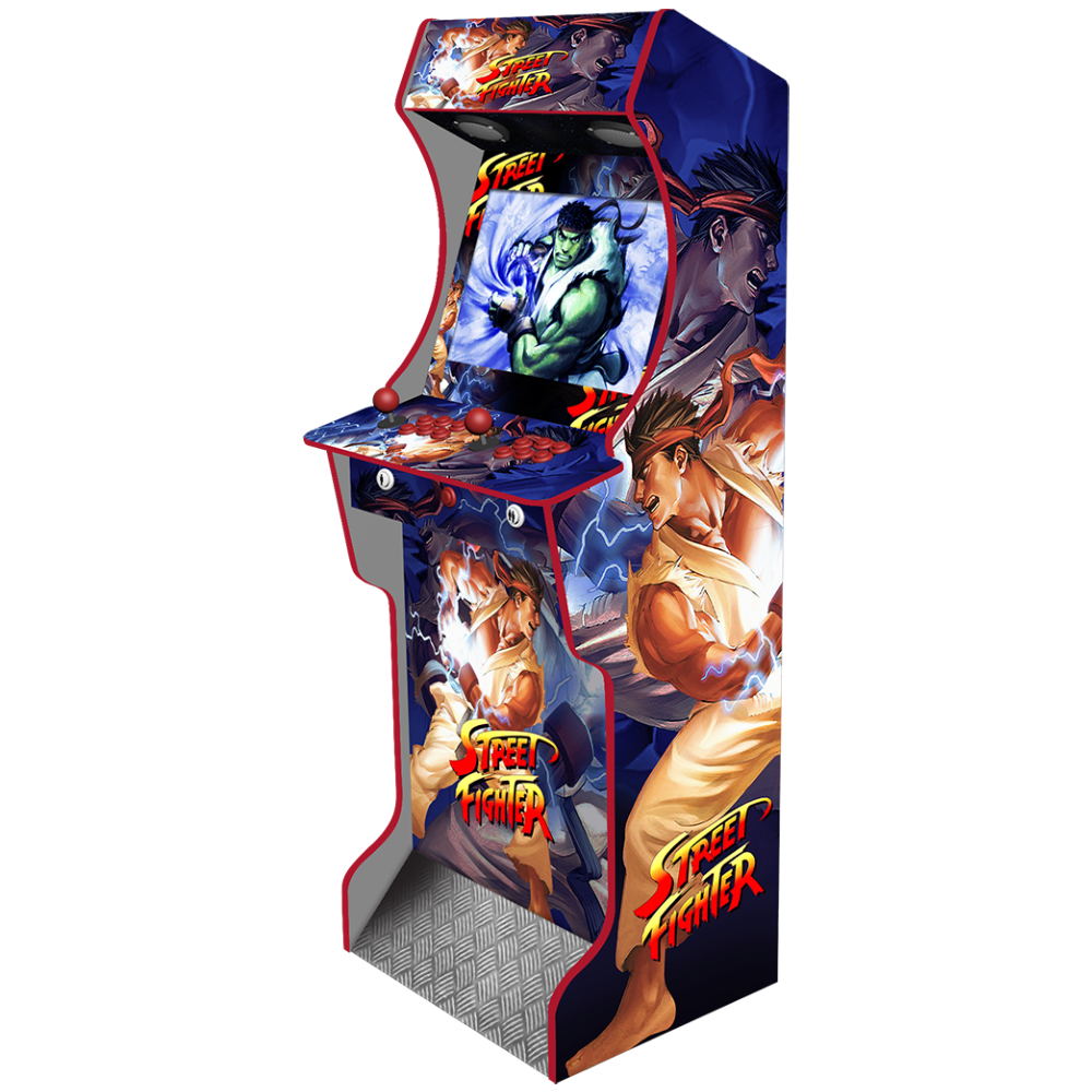 Street Fighter v2 AG Elite two-player arcade machine rear view