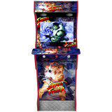 Street Fighter v2 AG Elite two-player arcade machine side view