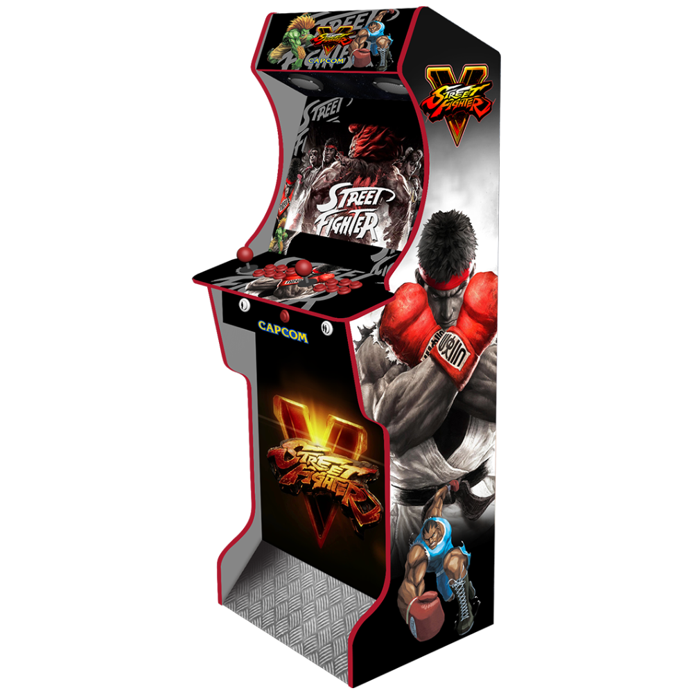 Street Fighter v3 AG Elite two-player arcade machine rear view