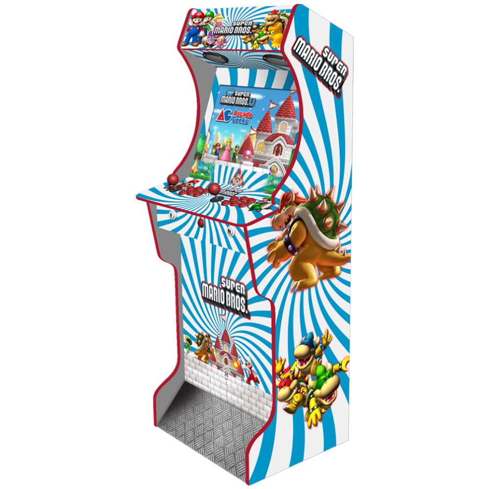 Super Mario Bros AG Elite two-player arcade machine rear view
