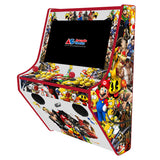 Multicade wall-mounted two-player arcade machine front-right view
