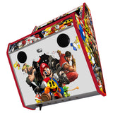 Multicade wall-mounted two-player arcade machine rear view