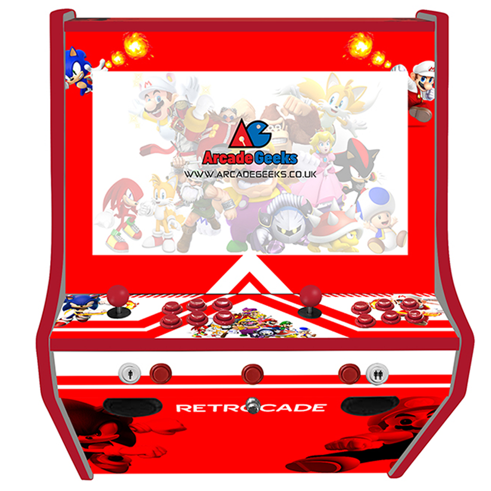Retrocade wall-mounted two-player arcade machine front view