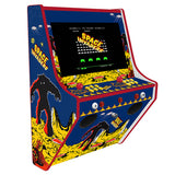 Space Invaders wall-mounted two-player arcade machine front-left view