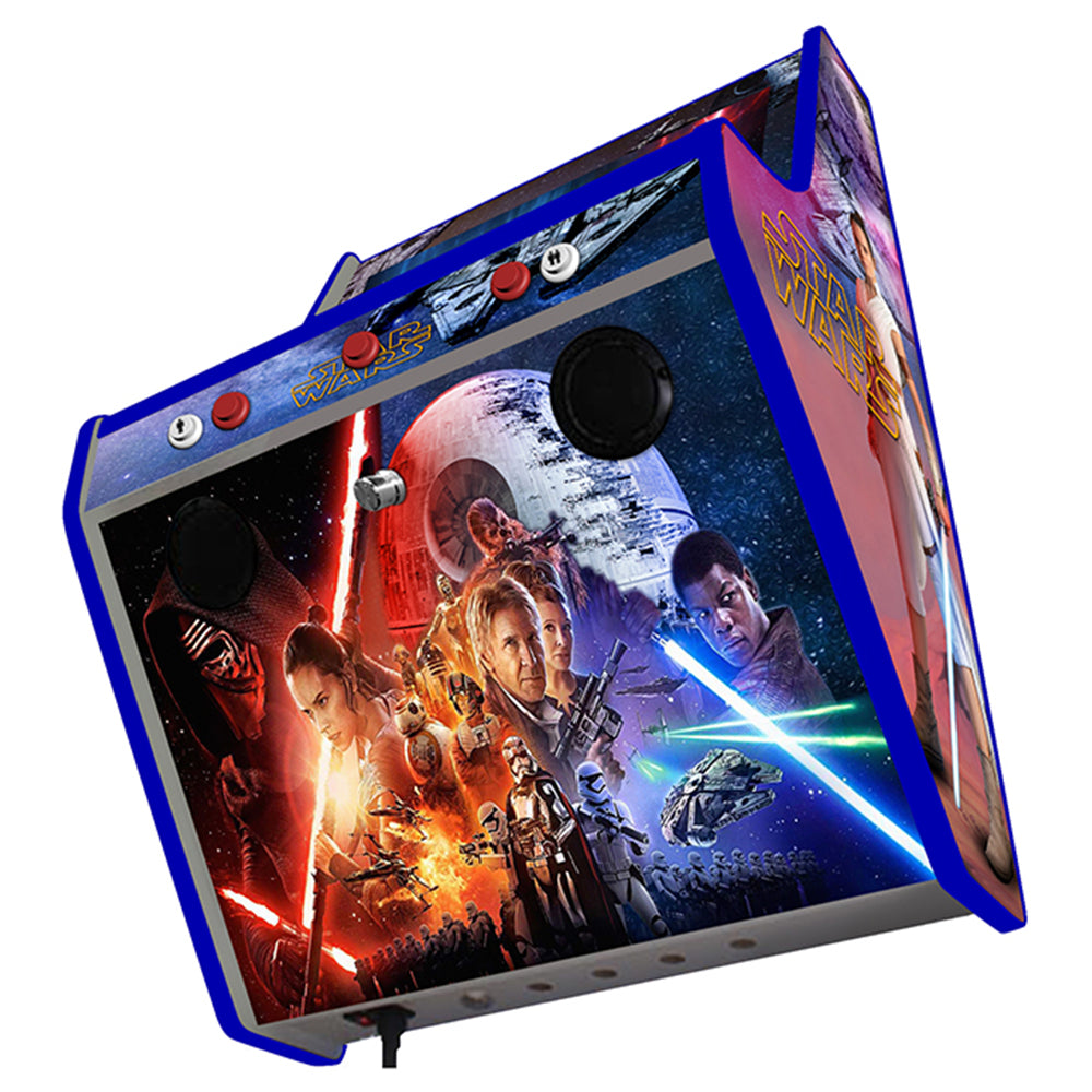 Star Wars wall-mounted two-player arcade machine rear view