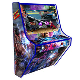 Street Fighter wall-mounted two-player arcade machine front-left view