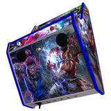 Street Fighter wall-mounted two-player arcade machine rear view