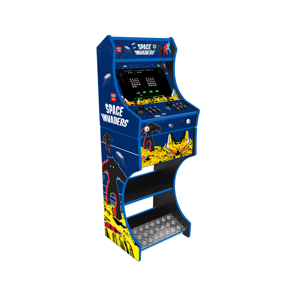 old space invaders machine