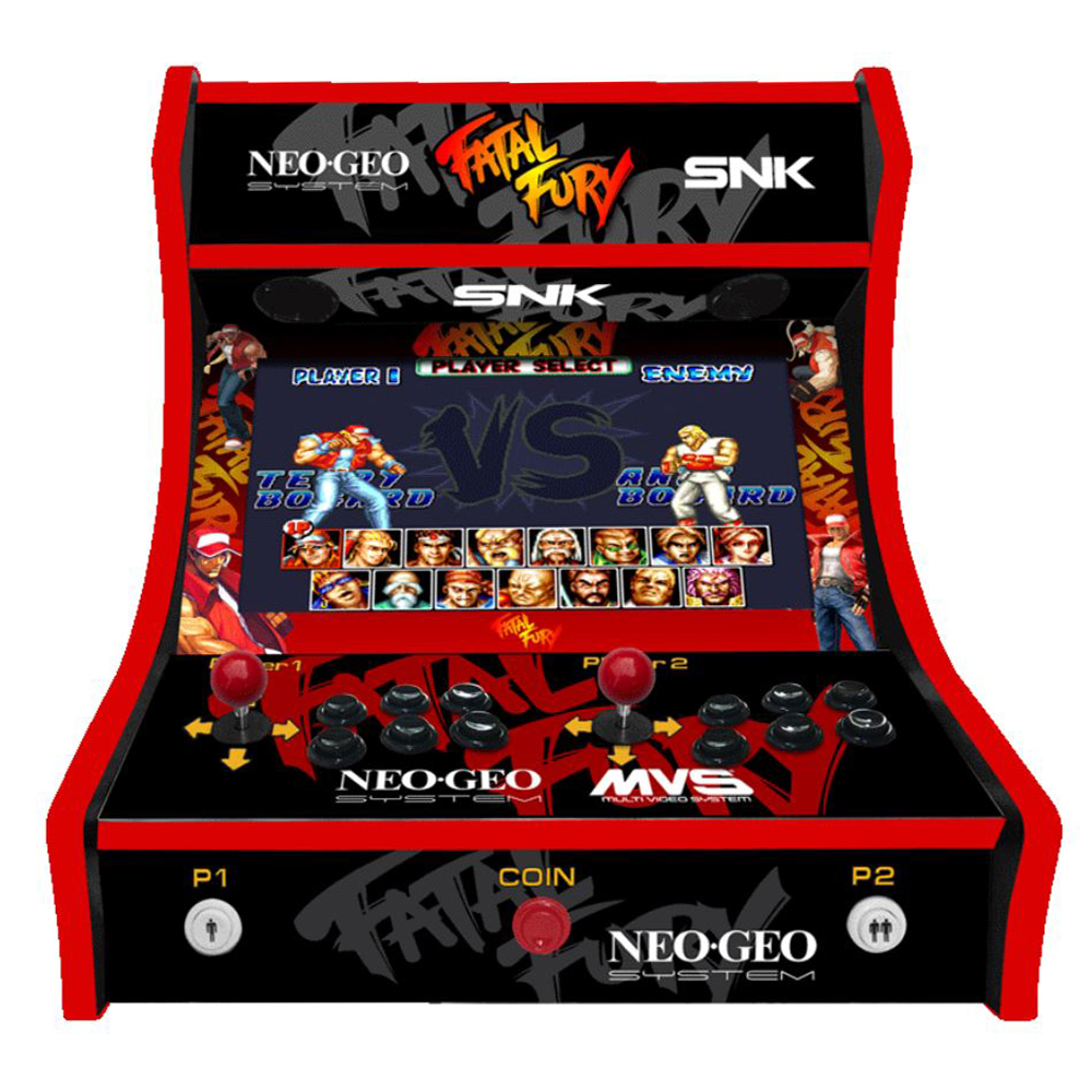 2 Player Bartop Fatal Fury Arcade Machine - 100's of Design Themed ...