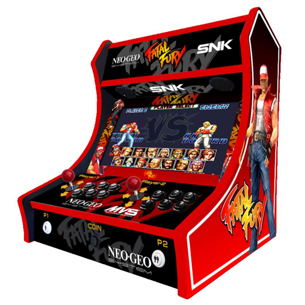 2 Player Bartop Fatal Fury Arcade Machine - 100's of Design Themed ...