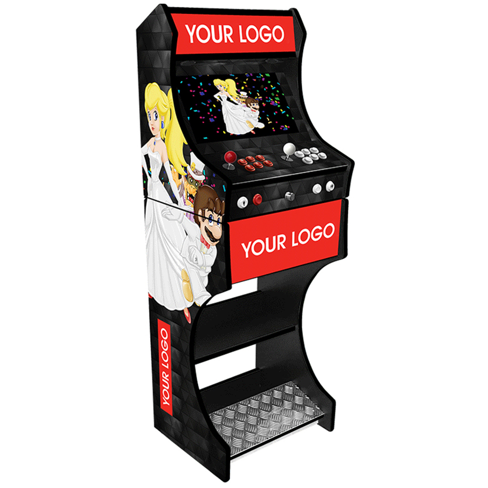 2 Player Arcade Machine - Custom Your Logo - Arcade Geeks